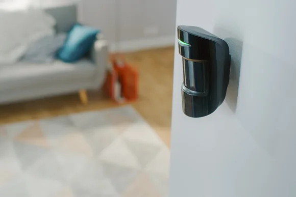 Bewegungsmelder an der Wand